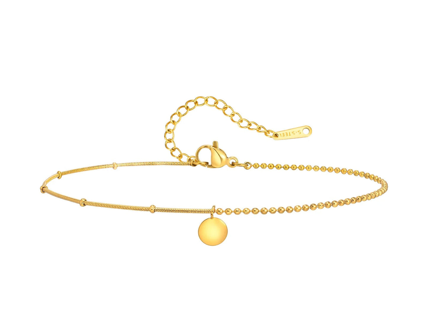 One or Many – Gold-Plated Anklet for Every Mood