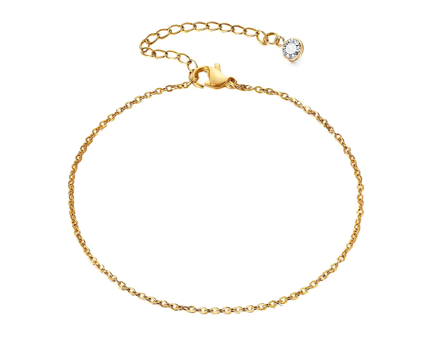 One or Many – Gold-Plated Anklet for Every Mood