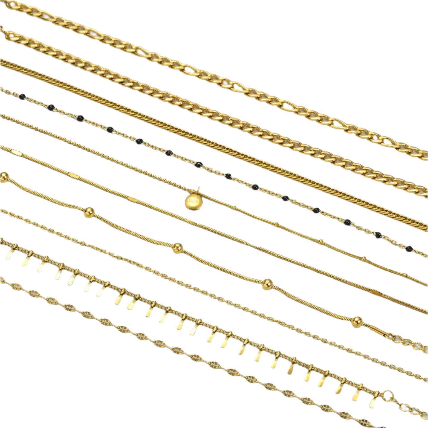 One or Many – Gold-Plated Anklet for Every Mood