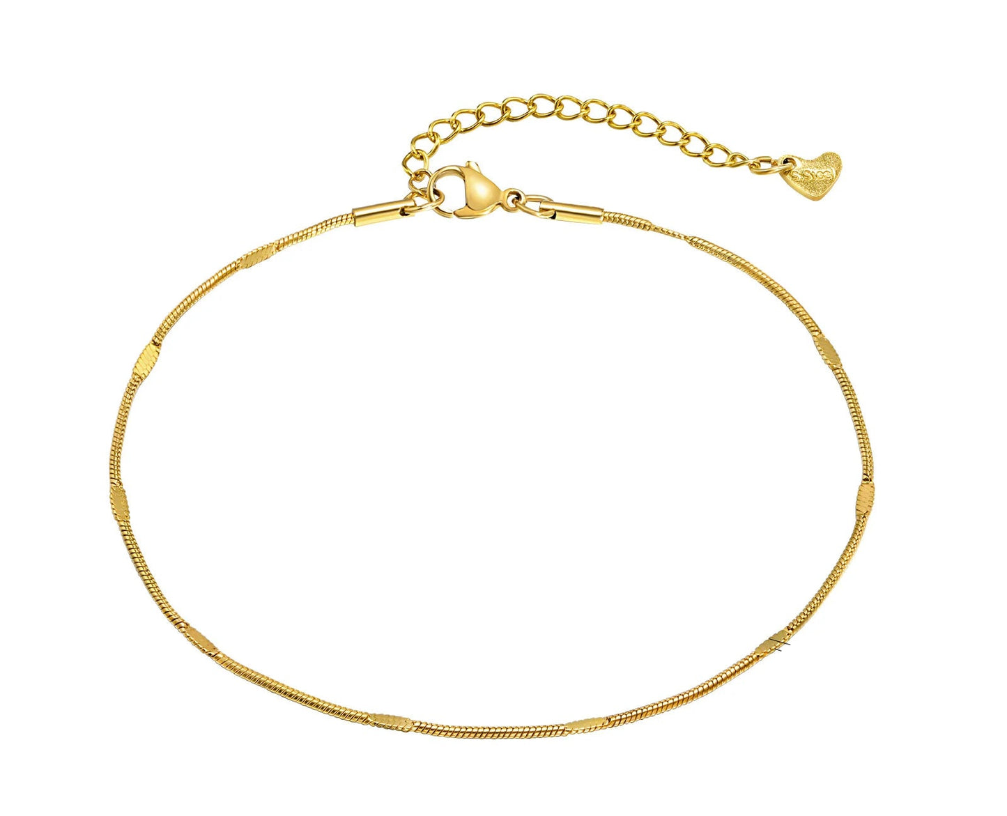 One or Many – Gold-Plated Anklet for Every Mood