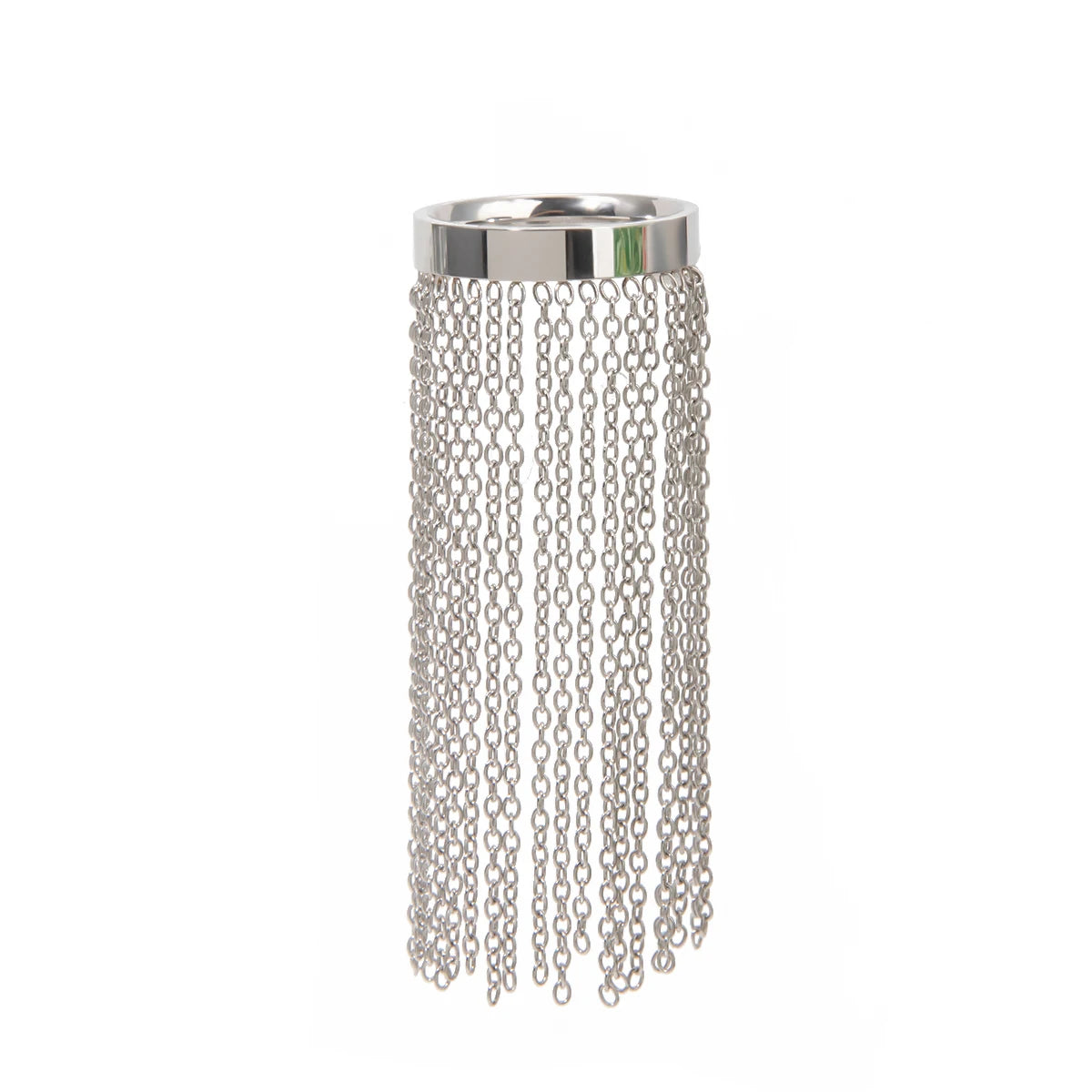 Tassel Chain Statement Ring – Waterproof Stainless Steel Unisex Band