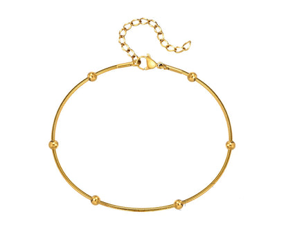 One or Many – Gold-Plated Anklet for Every Mood