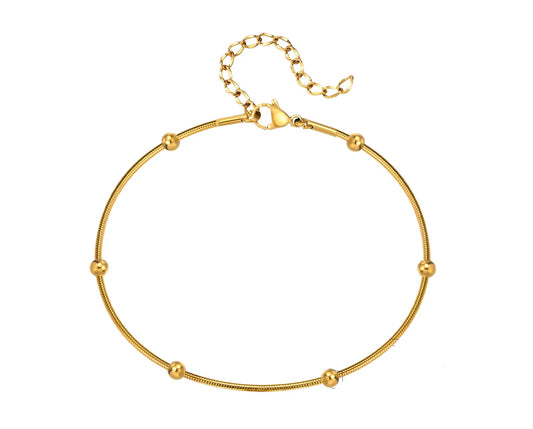 One or Many – Gold-Plated Anklet for Every Mood