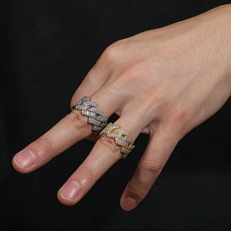 Crowned in Quiet textured silver band ring – Silhouette Jewelry UK