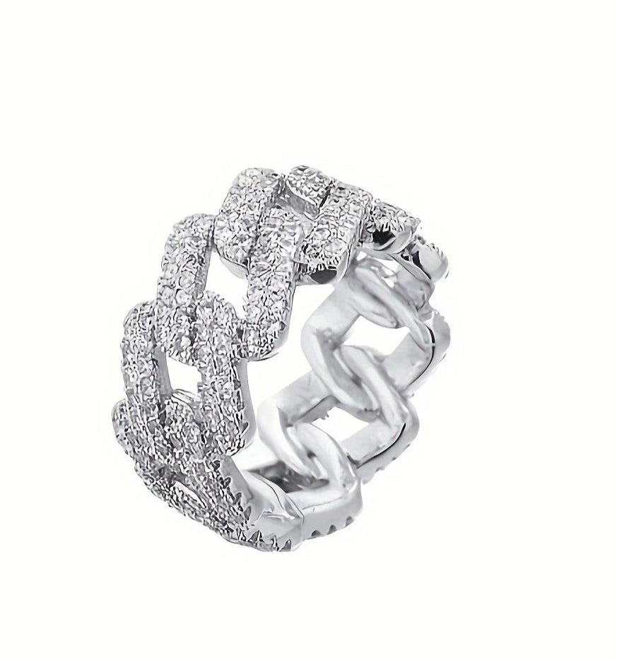 Crowned in Quiet textured silver band ring – Silhouette Jewelry UK